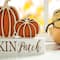 Glitzhome® 11.75" Fall Wood Pumpkin Patch Table Sign